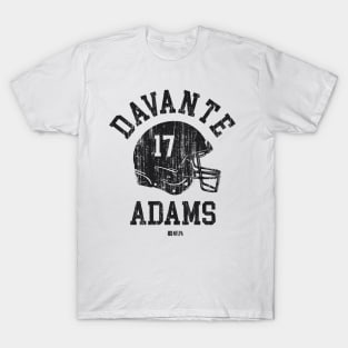 Davante Adams Las Vegas Helmet Font T-Shirt